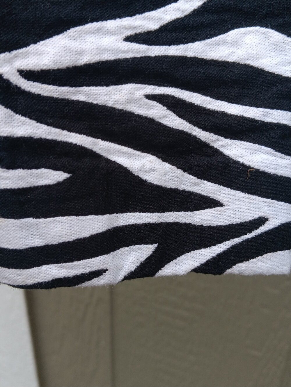 NABI Women's Black & White Zebra Print Cotton Jacket M - Picture 5 of 9